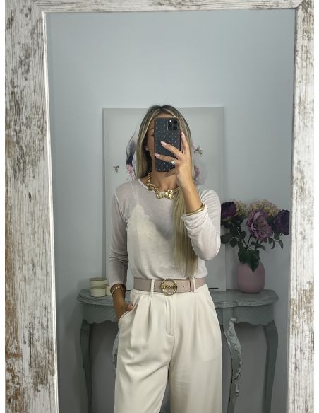 Camiseta Cashmere beige