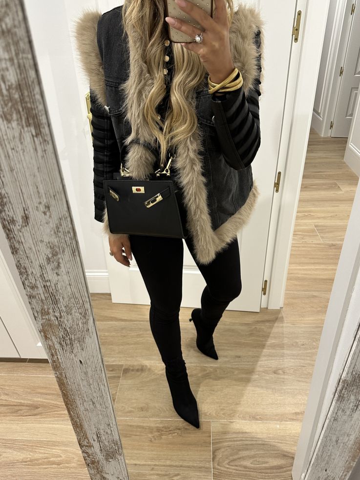 Jeans pitillo tiro bajo