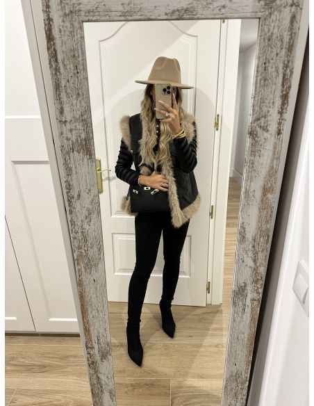 Jeans pitillo tiro bajo