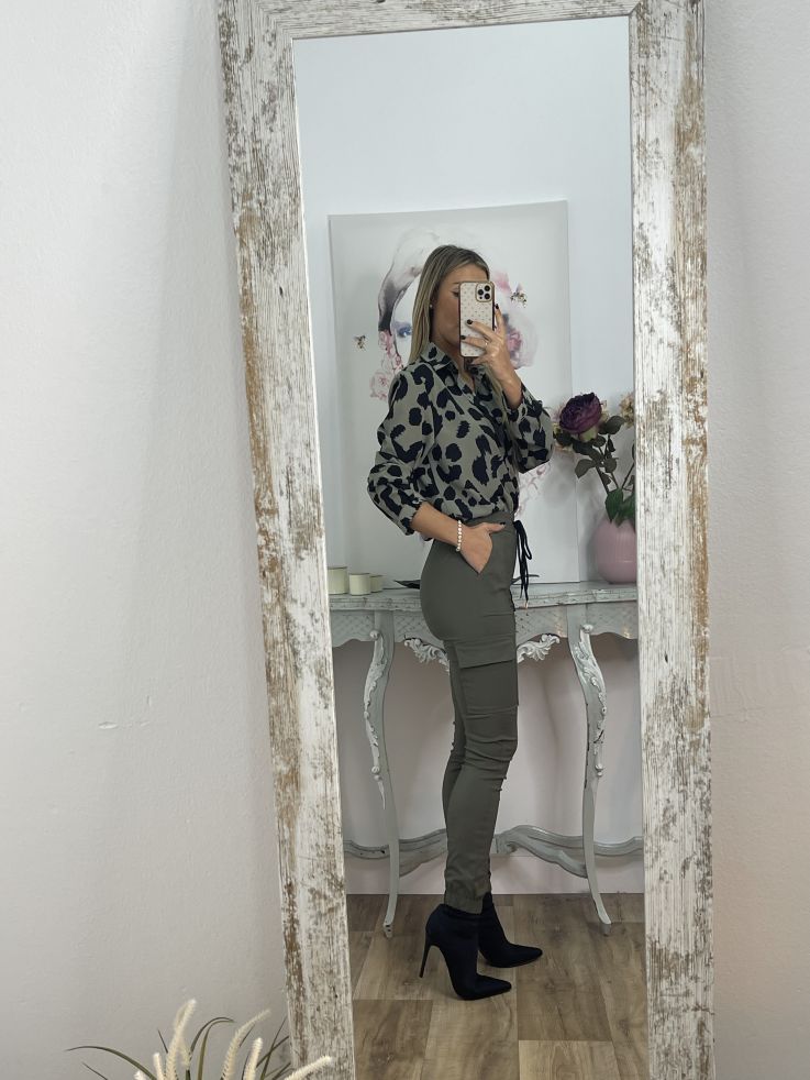 Pantalón cargo verde