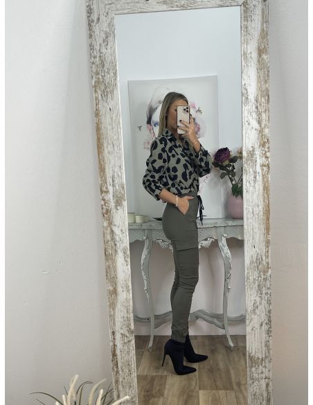 Pantalón cargo verde