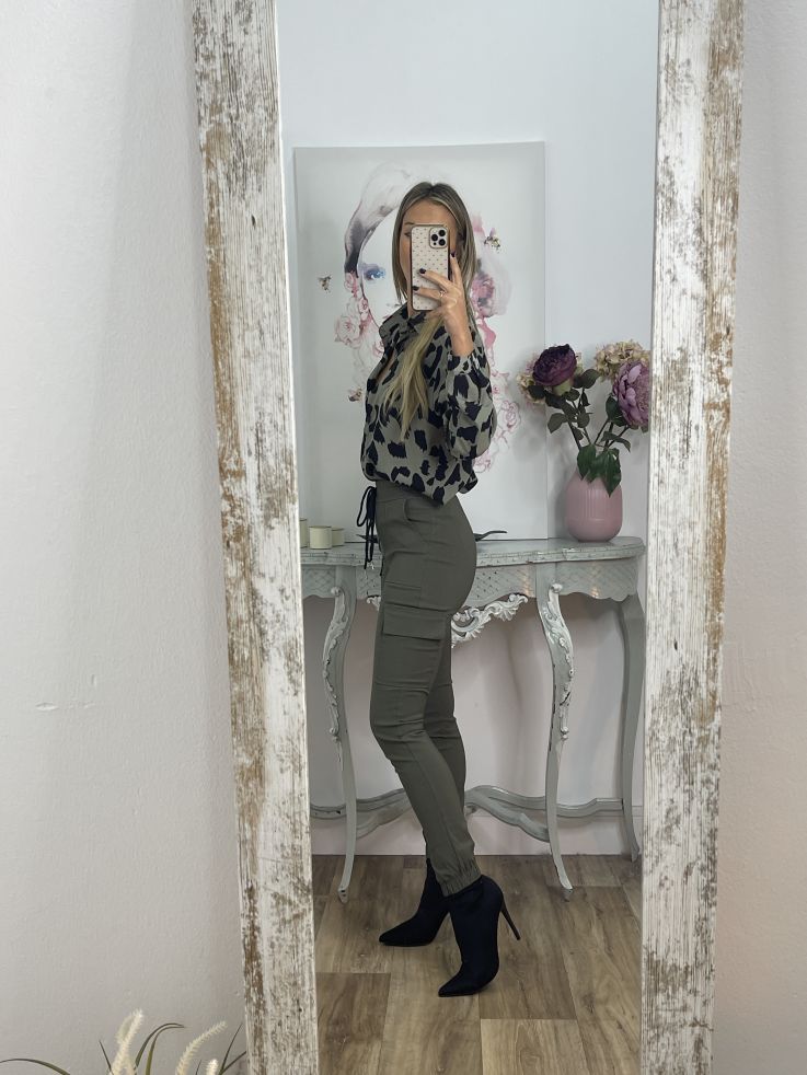 Pantalón cargo verde