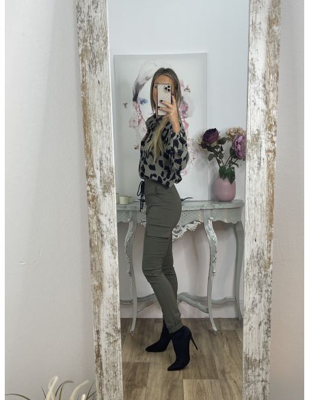 Pantalón cargo verde