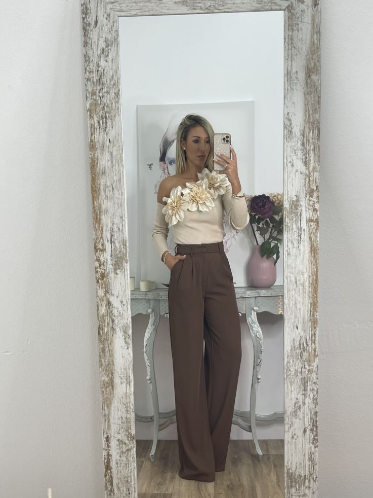 Pantalón Corina marrón