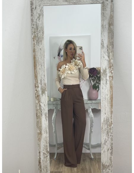 Pantalón Corina marrón