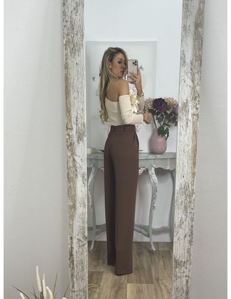 Pantalón Corina marrón