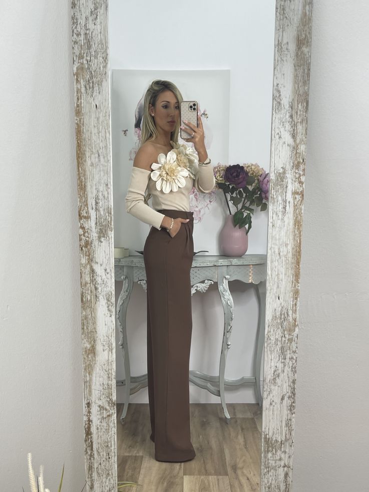 Pantalón Corina marrón