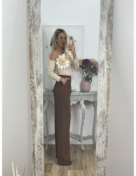 Pantalón Corina marrón