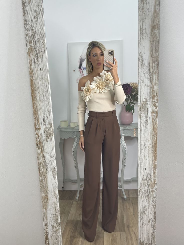 Pantalón Corina marrón