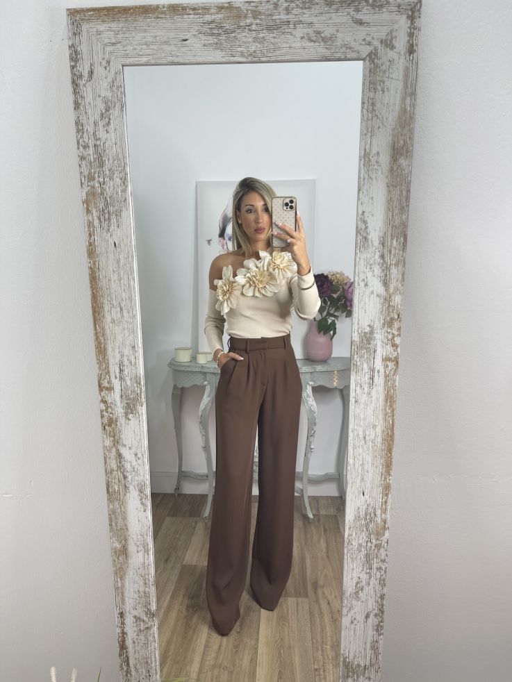 Pantalón Corina marrón