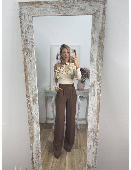 Pantalón Corina marrón