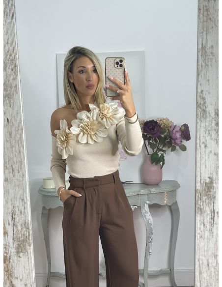 Pantalón Corina marrón