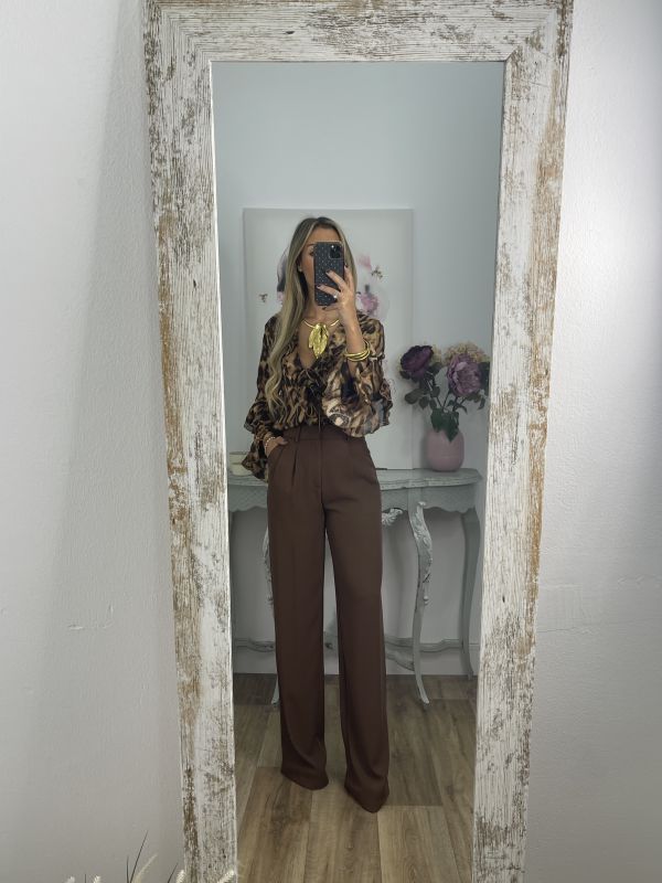 Pantalón Corina marrón