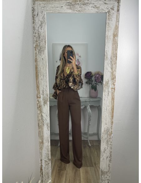 Pantalón Corina marrón