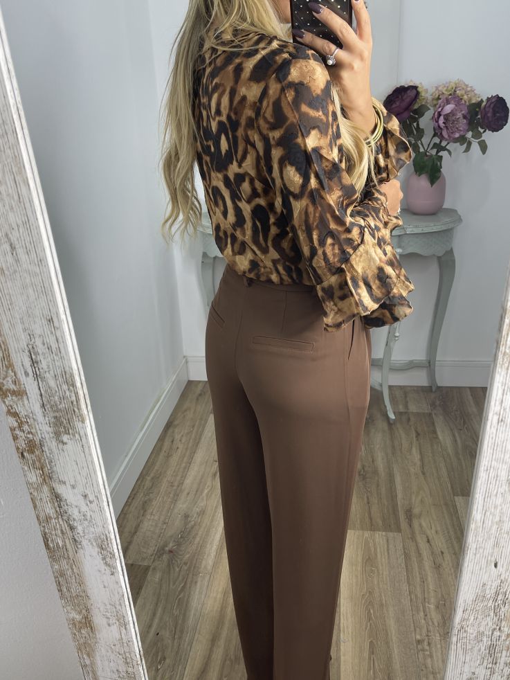 Pantalón Corina marrón