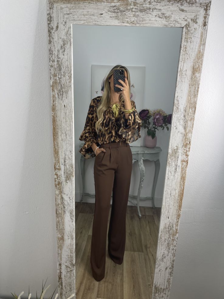 Pantalón Corina marrón