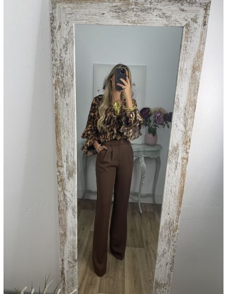 Pantalón Corina marrón