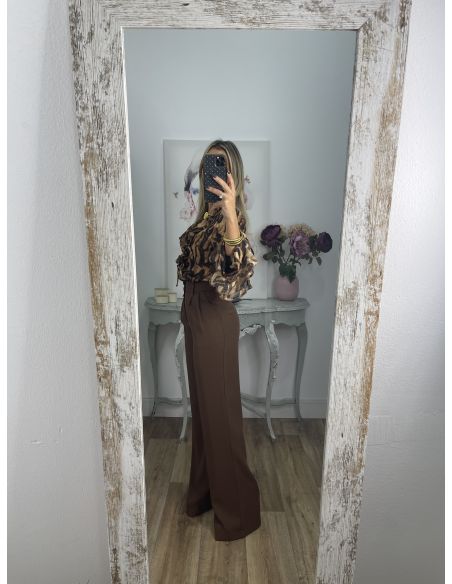 Pantalón Corina marrón