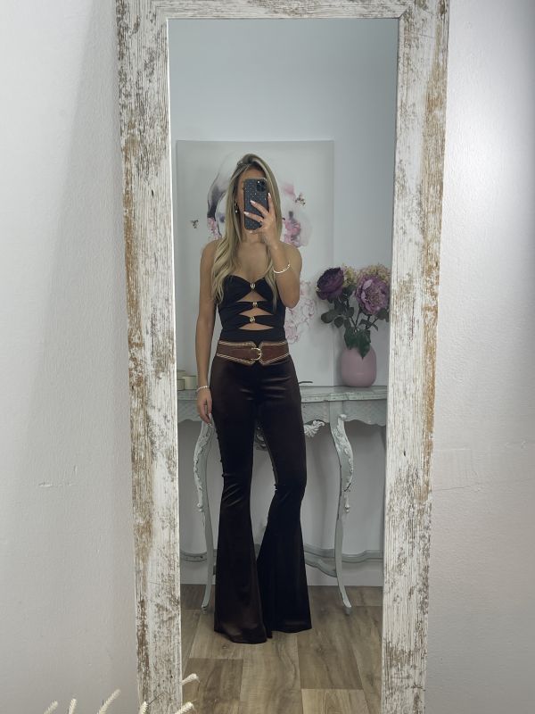 Pantalón terciopelo chocolate