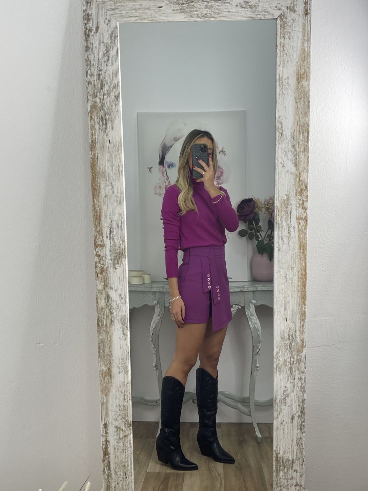 Falda pantalón buganvilla