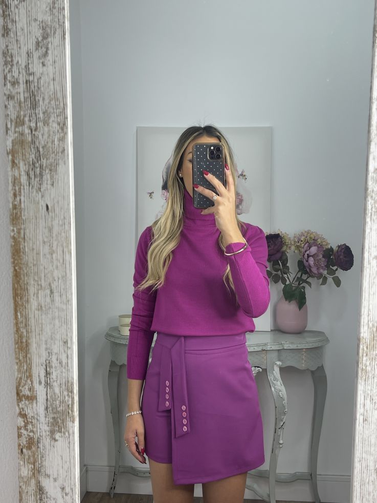 Falda pantalón buganvilla