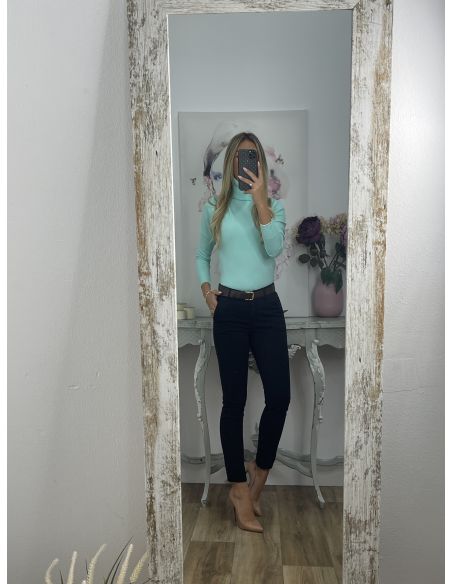 Pantalón Ingrid negro con cinturón