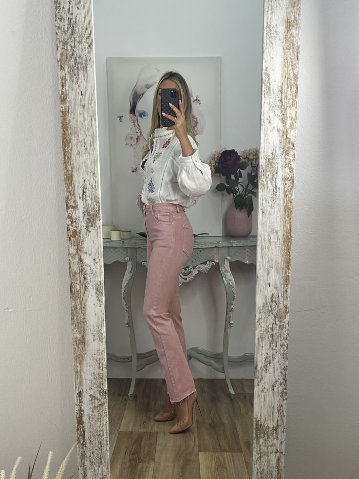 Jeans Flared rosa