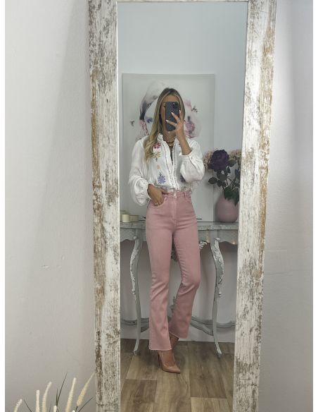 Jeans Flared rosa