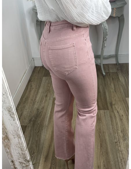 Jeans Flared rosa