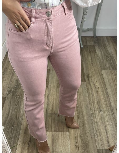 Jeans Flared rosa