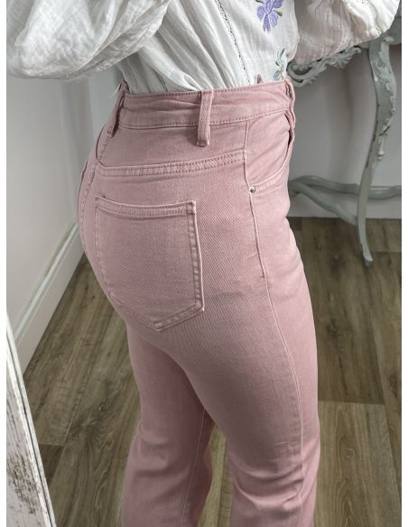 Jeans Flared rosa