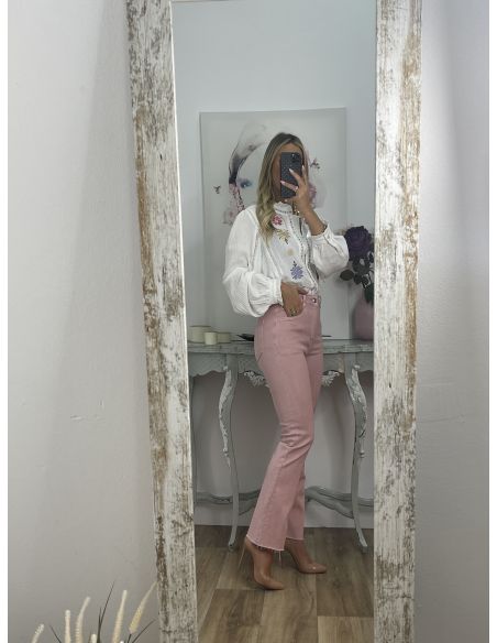 Jeans Flared rosa