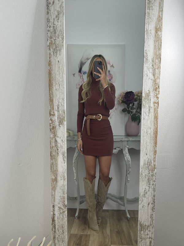 Vestido Wandu teja