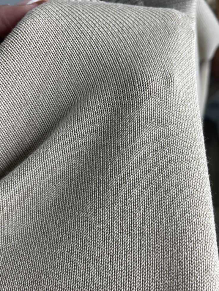 Poncho de punto taupe